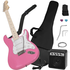 Guitarra Electrica Accesorios + Amplificador De Regalo 9v 5a
