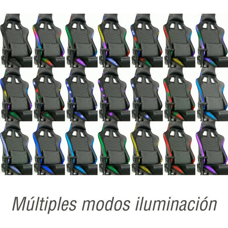 Silla Gamer RGB Ergonómica Reclinable Calidad Premium