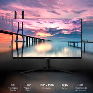 Monitor Pc Gamer 24' 60hz 1920x 1080 Fullhd Hdmi Vga 30w