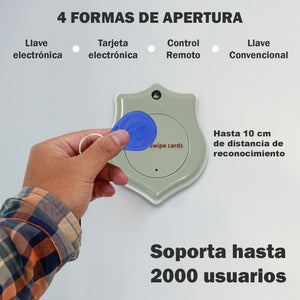 Chapa Cerradura Electrica Control Rfdi Acceso Inteligente