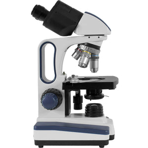 Microscopio Binocular Acromatico 10x-100x Profesional Color Blanco
