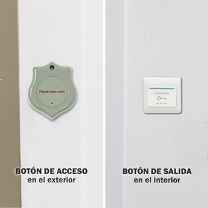 Chapa Cerradura Electrica Control Rfdi Acceso Inteligente