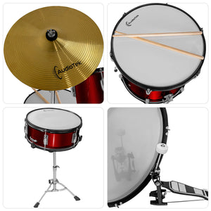 Bateria Musical Acustica 5 Piezas 22 Tambor Baquetas