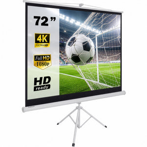 Pantalla De Proyeccion Manual Con Tripie 72 Pulgadas