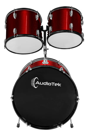Bateria Musical Acustica 5 Piezas 22 Tambor Baquetas