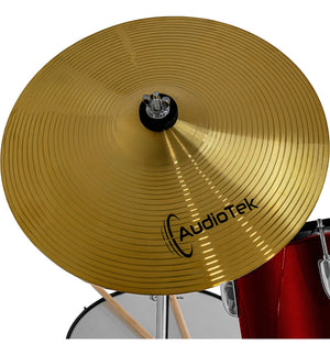 Bateria Musical Acustica 5 Piezas 22 Tambor Baquetas