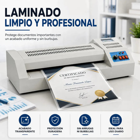 Enmicadora Laminadora Oficio Doble Carta 4a Uso Industrial
