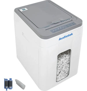 Trituradora De Papel Corte Cruzado 400 Hojas Seguridad P-5 Color Blanco