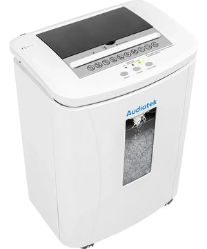 Trituradora Papel Automático 150 Hojas Corte Cruzado P-4 Color Blanco