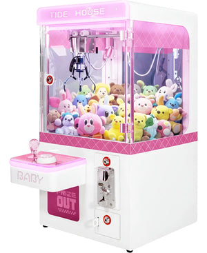 Mini Maquina Garra Peluche Mini Doll Caza Luz Sonido Tankman Color Rosa