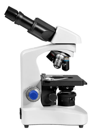 Microscopio Binocular Planacromatico 10x-1000x Profesional Color Blanco