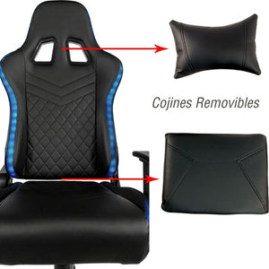 Silla Gamer RGB Ergonómica Reclinable Calidad Premium