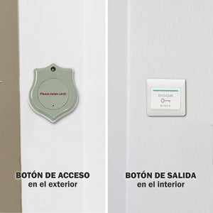 Chapa Cerradura Electrica Control Rfdi Acceso Inteligente