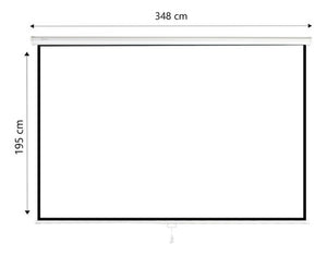 Pantalla Proyector Manual 150' Blackout 16:9 Quick Release