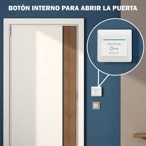 Chapa Cerradura Electrica Control Rfdi Acceso Inteligente