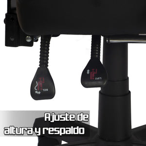 Silla Gamer Ergonómica Reclinable con Reposa Pies