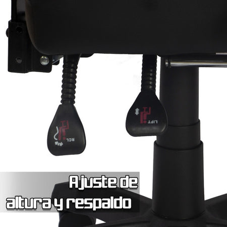 Silla Gamer Ergonómica Reclinable con Reposa Pies