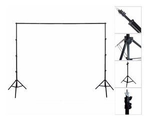 Kit Estudio Fotografico con Pedestales, Telas, Focos y Sombrillas