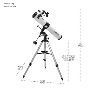 Telescopio Astronomico Profesional Reflector 900mm 225x