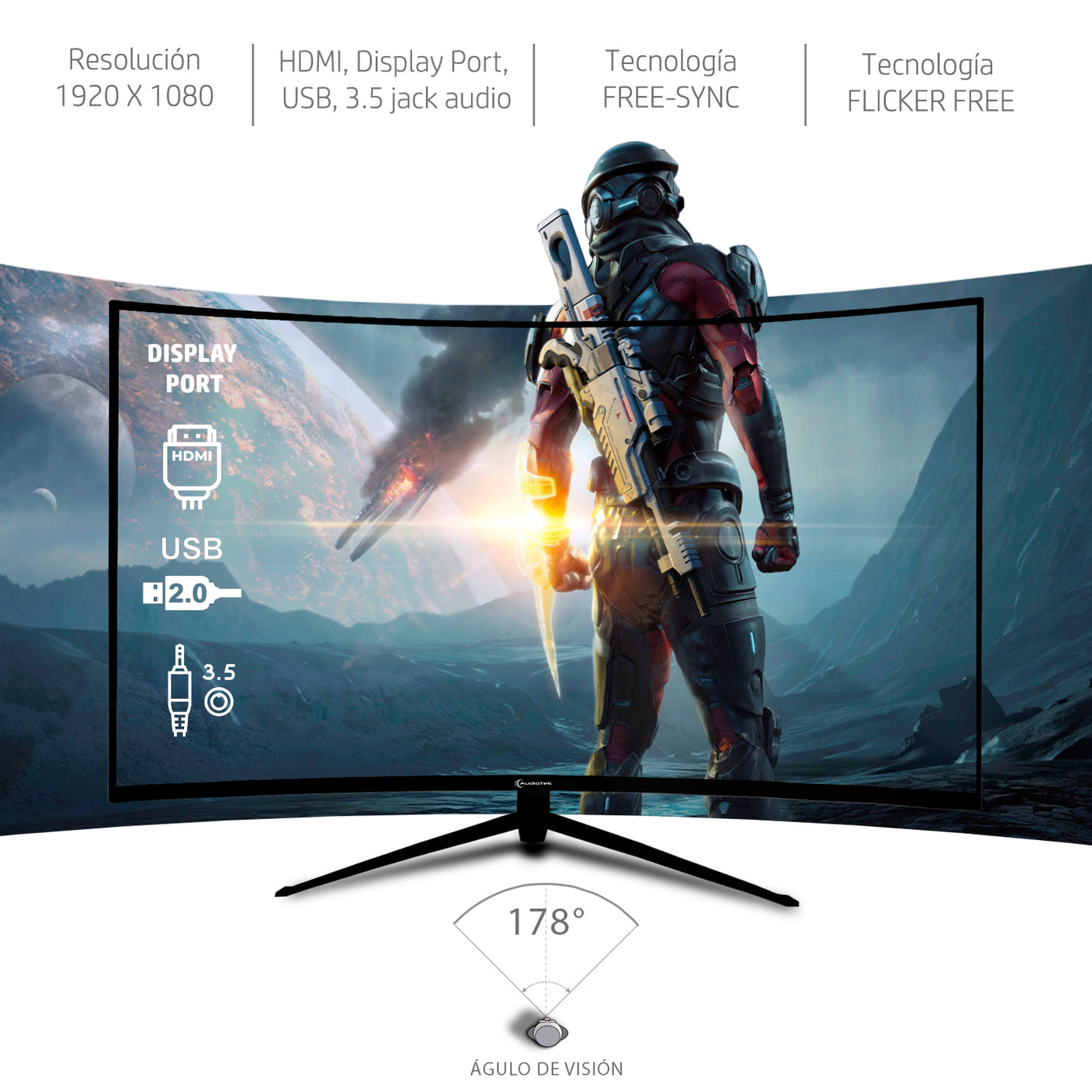 Este monitor para gaming de 32 pulgadas es tan impresionante como barato:  165 Hz, curvado y por menos de 4,000 pesos en  México