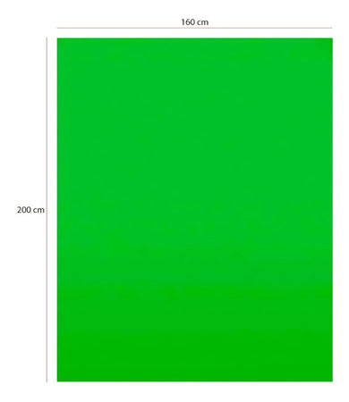 Fondo Pantalla Verde Fotografia Ciclorama 160 X 200 Cm