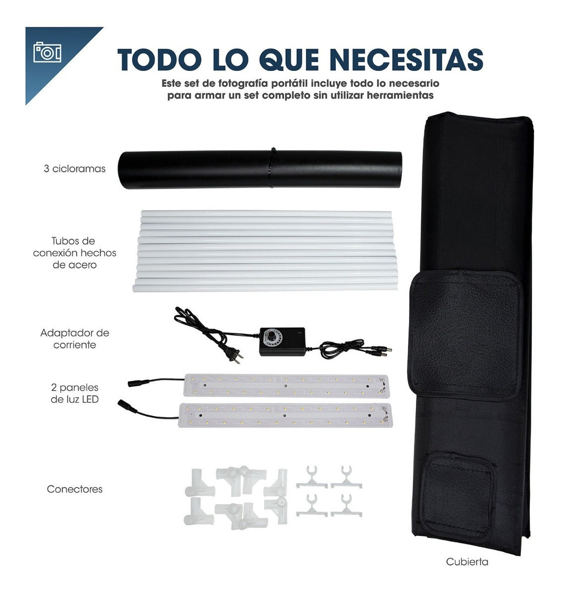 Caja Luz Estudio Portatil 50x50 Led Profesional – Pro System Audiotek